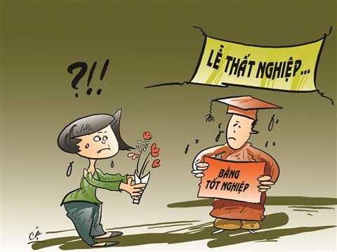 đại học thì vẫn thất nghiệp như thường